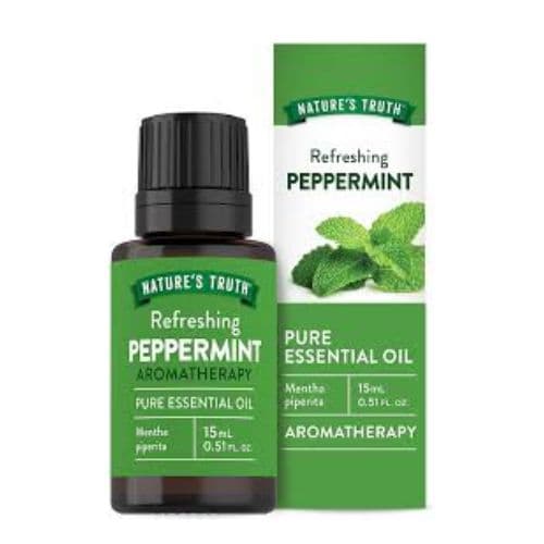 Huile essentielle de menthe poivrée pour diffuseur, aromathérapie et massage NATURE'S TRUTH, 15ml